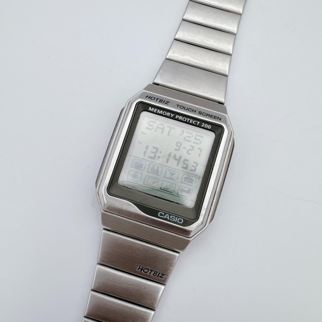 【希少】 CASIO DATABANK HOTBIZ VDB-2000 90s CASIO VDB 2000 Data Bank HOTBIZ Vintage 90s Touch Panel Gold
