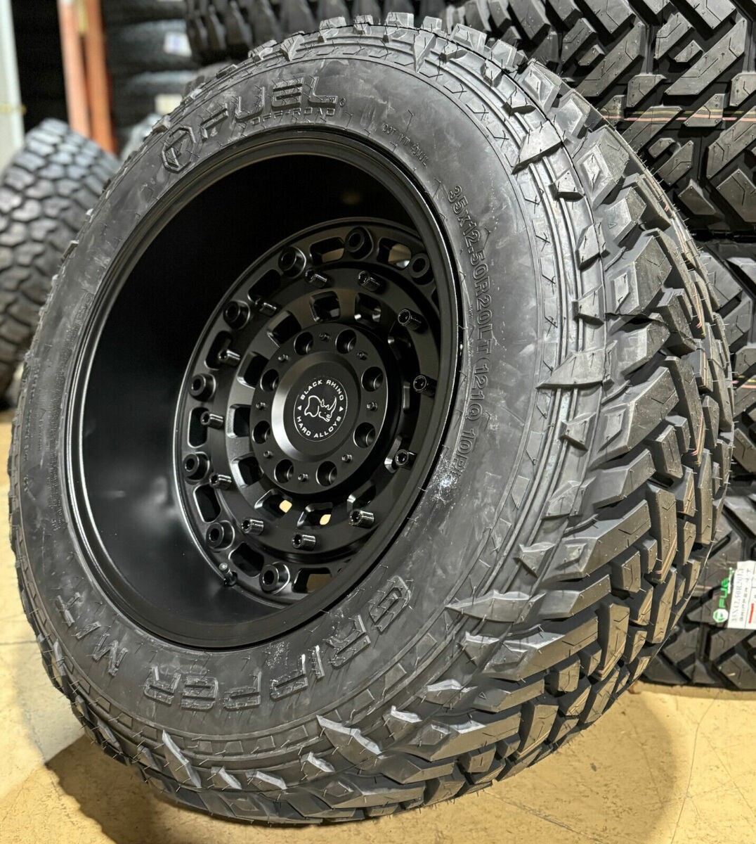 20x12 Black Rhino Arsenal Black Wheels 8x6.5 Hummer H2 | 35