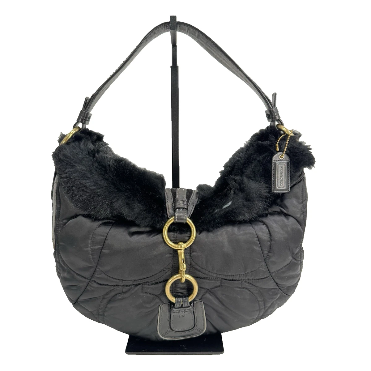 Coach Fur Exterior Quilted Bags & Handbags for Women for sale | eBay