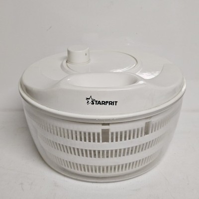Starfrit Salad Spinner   10'' Diameter   Manual Spin Dryer