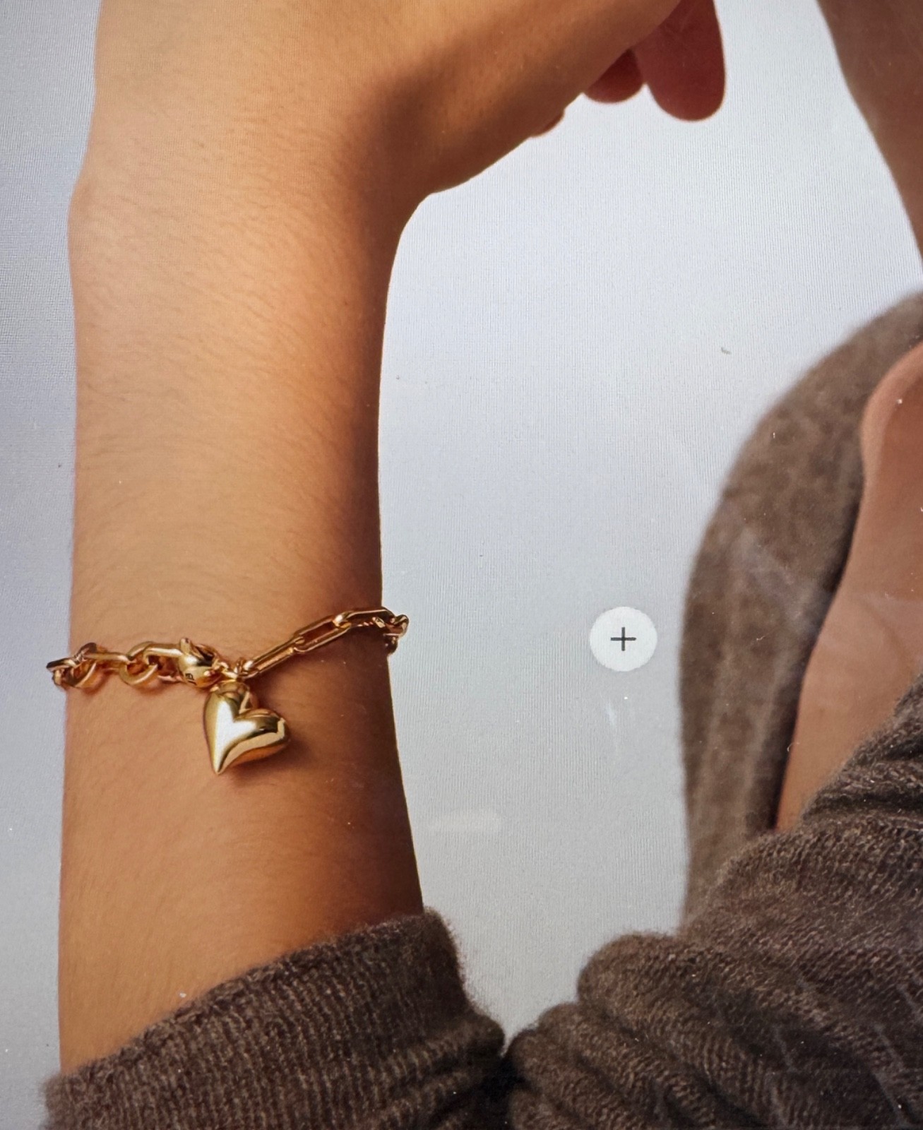 Jenny Bird Heart Bracelet New