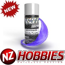 Spaz Stix SZX15609 Candy Purple Aerosol Paint, 3.5oz Can R/C Lexan Body