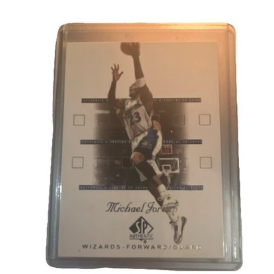 Upper Deck Michael Jordan 2001-02 SP Authentic Base Set #90 Washington Wizards