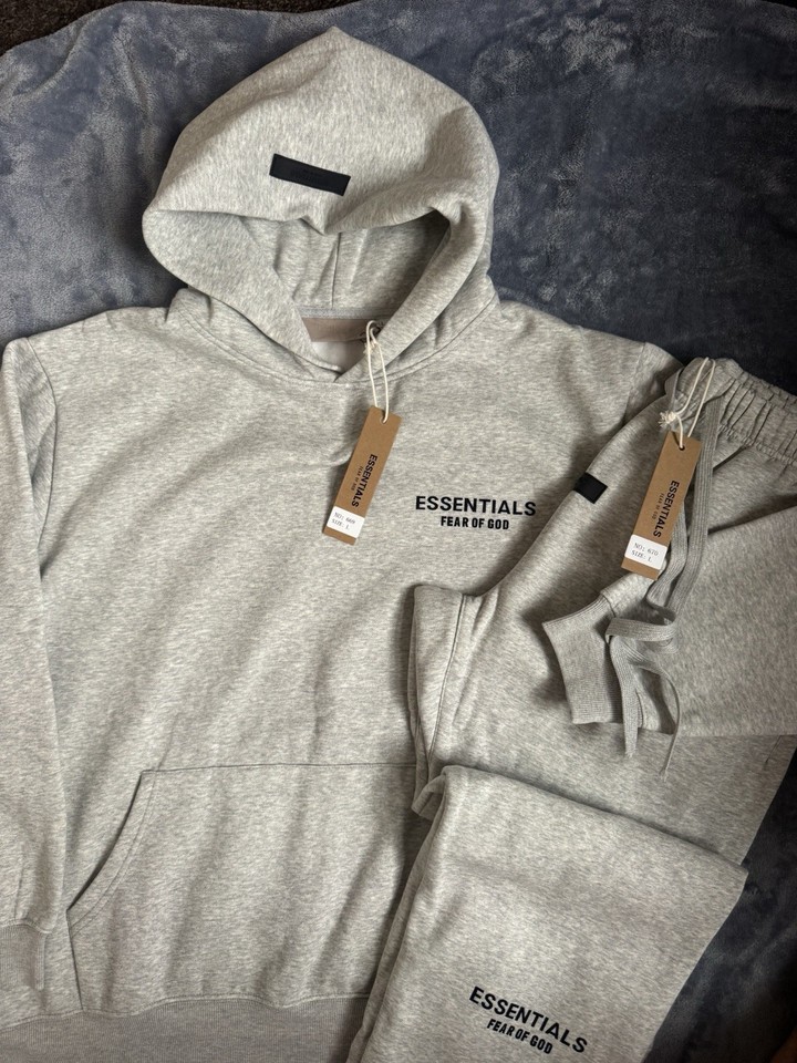 Essentials Grey Tracksuit, Size Large | eBay UK
