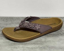 Spenco Women  s 11 Yumi Belize Orthotic Sandals Flip Flop Purple