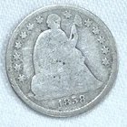 1858 Liberty Seated Half Dime