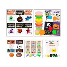 Full Sensory Experience Pack  Halloween Pop-Its, Sports Balls, Squishies, Pl...