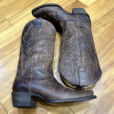 Idyllwind Wheeler 7 Western Boots Chocolate Cowboy Leather  Snip Toe