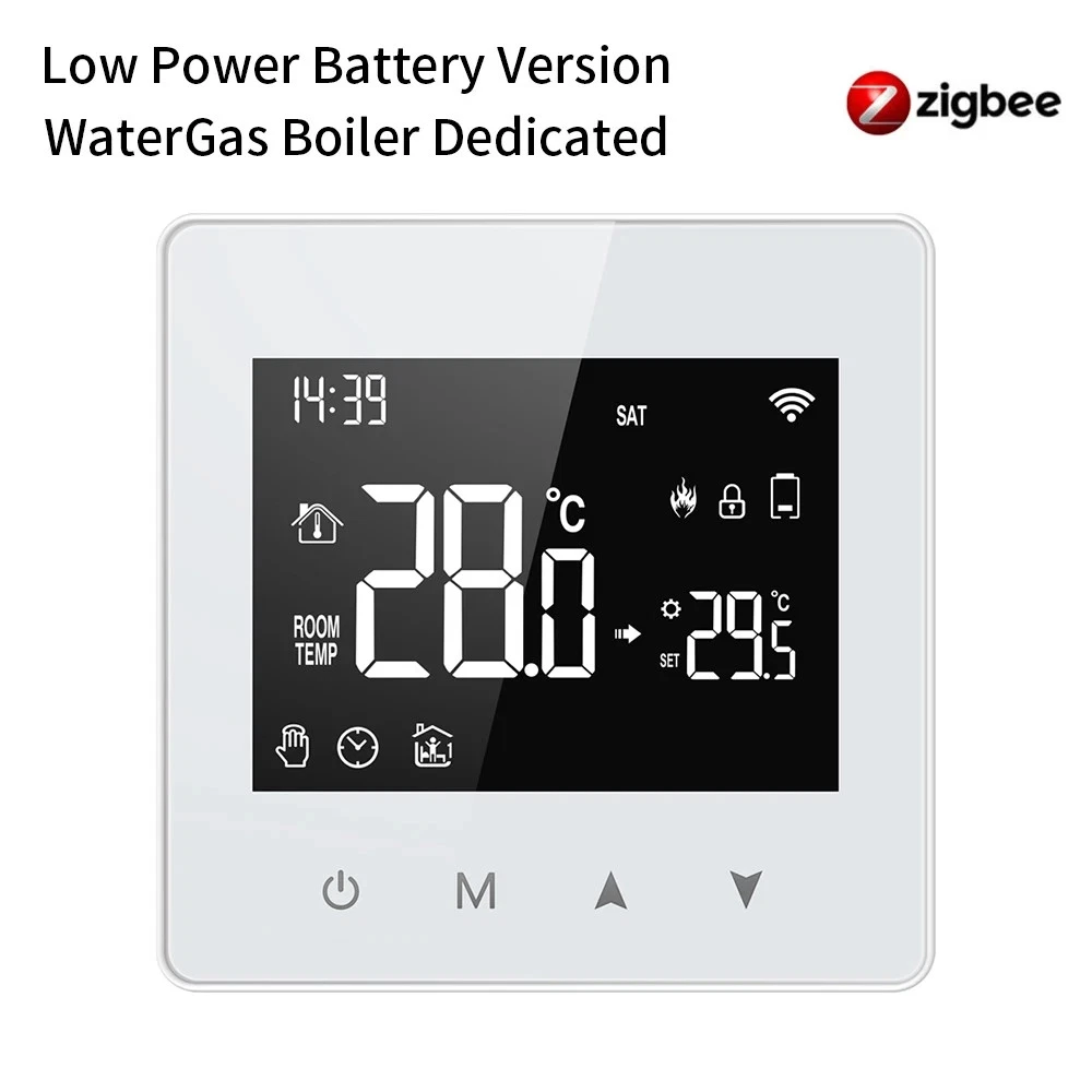 AVATTO WiFi/ZigBee Smart Thermostat,Low Power Battery Water Gas Boiler Temperatu