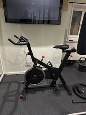 Indoor Spin Bike with 12kg Flywheel – Adjustable Seat & Handlebars – Home Gym