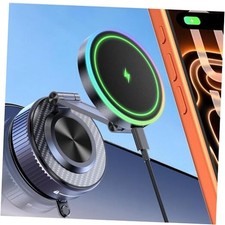 for Magsafe Car Mount Charger, 15W Faster Charging Wireless Car Charger