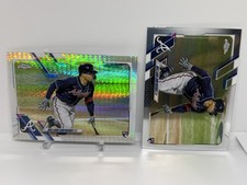 2021 Topps Chrome William Contreras Prism Refractor RC & Base #51