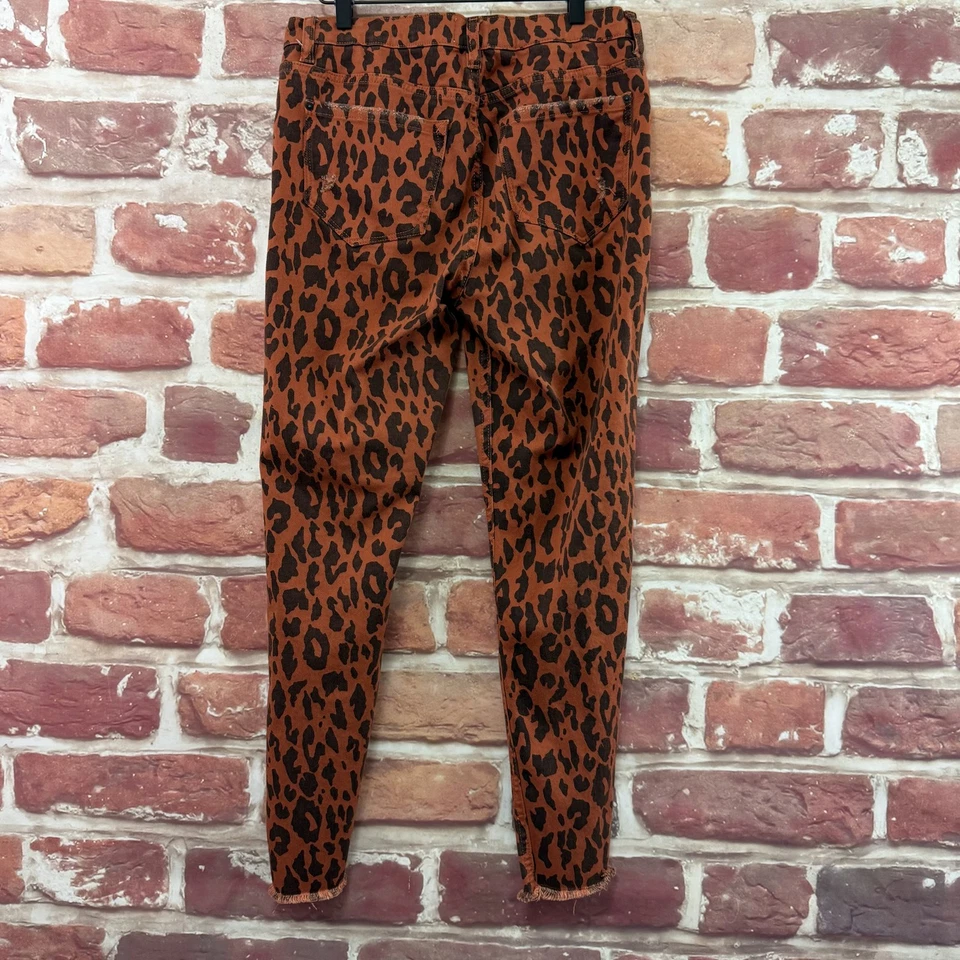 Kensie The Ultimate 高腰紧身牛仔裤女式 8 件仿旧动物印花 — 第 2/4 张图片