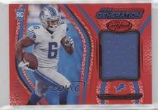 2020 Certified New Generation Jerseys Mirror Red /199 D'Andre Swift #9 13nz