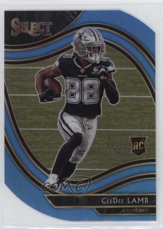 2020 Select Field Level Light Blue Prizm Die-Cut CeeDee Lamb #357 Rookie RC 12d5