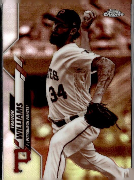 2020 Topps Chrome #163 Trevor Williams Sepia Refractor