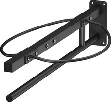 Wall Mounted Saddle Rack with Pad Bar, Heavy Duty Horse Saddle Stand with for...