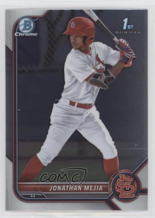 2022 Bowman Chrome Prospects Jonathan Mejia #BCP-168 09j5