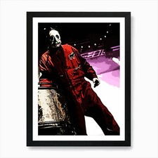 Chris Fehn slipknot band Art Print  Framed Wall Art Poster Canvas Print Picture