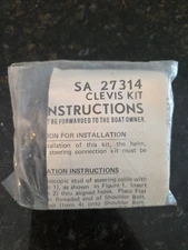 NEW Teleflex Outboard Boat Cable Steering Clevis Kit W/ Instructions SA27314