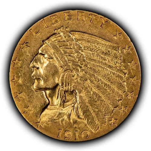 1910-P Indian Quarter Eagle — photo from another recent sale