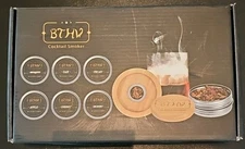 BTHW Cocktail Smoker Set w/Torch Includes 6 Flavors Wood Chips OPEN BOX-UNUSED