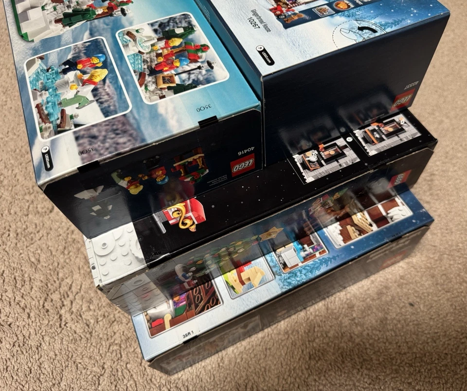 LEGO Winter Village Gingerbread House 10267 Elf Club House 10275 GWP 40416 40337 Foto 4 de 4