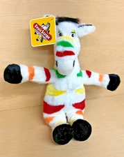 Fruit Stripe Gum Yipes Zebra 15" Plush Doll - Last One - "RARE" - 1990 NOS