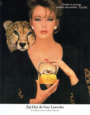 Werbung Advertising 1122 1983 Guy Laroche Eau Toilette zart J'ai Osé