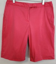 Jones New York, Womens Syretch Bermuda Shorts, Size 8, Pink