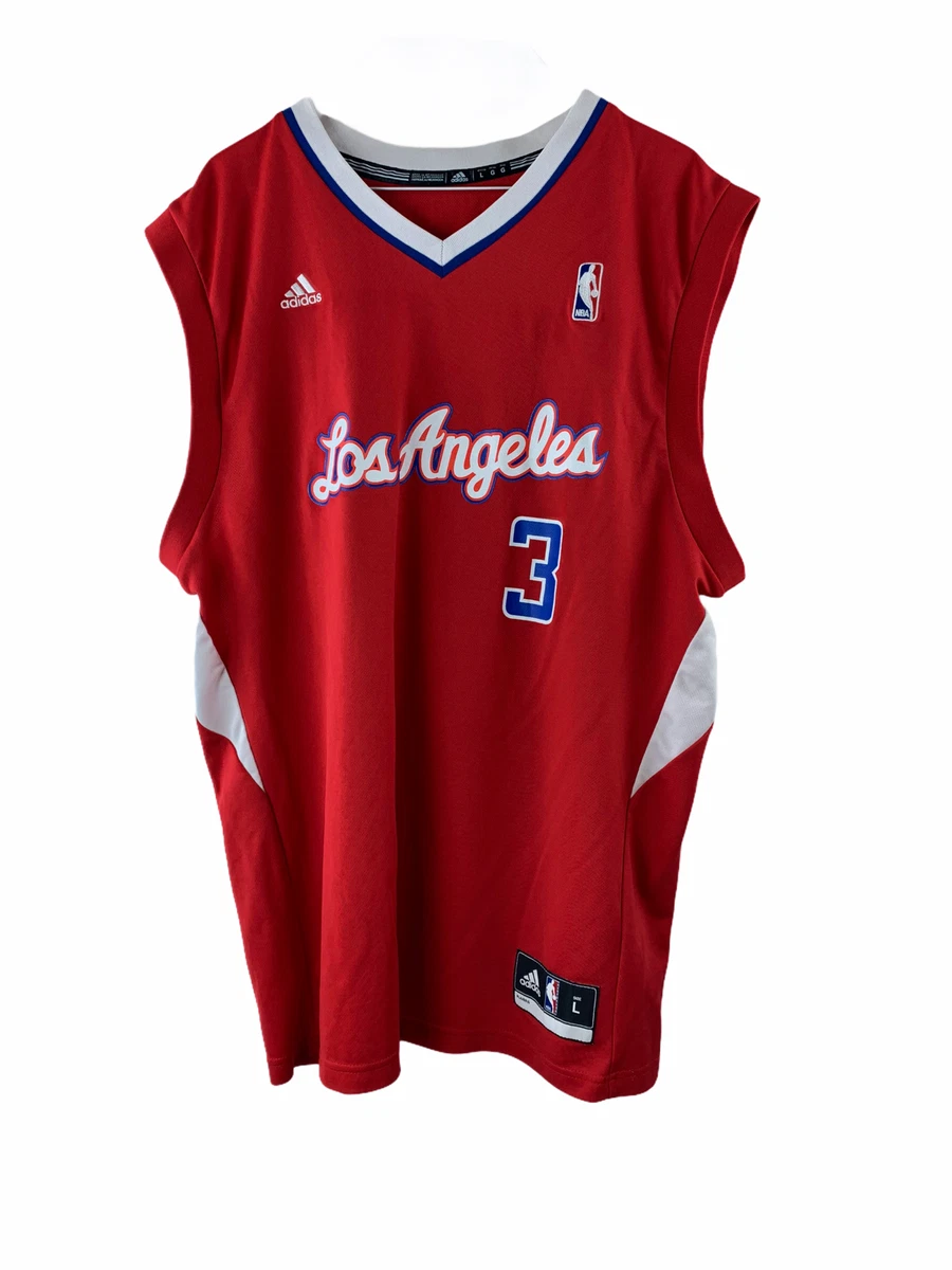 Adidas Los Angeles Paul 3 Basketball Herren Trikot Gr. L Rot Wei