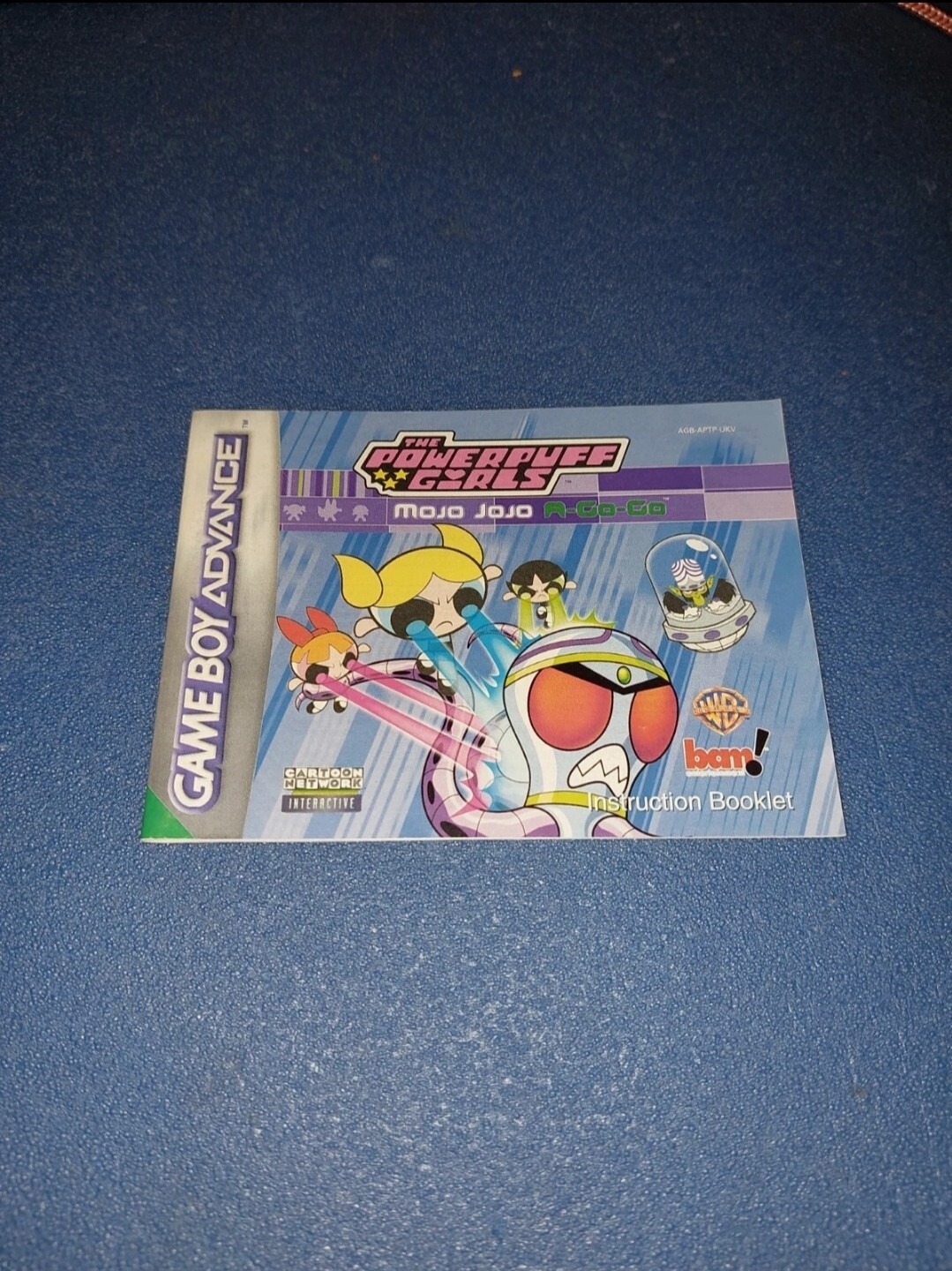 Notice manuel Nintendo game boy advance gba the powerpuff girls mojo mojo 