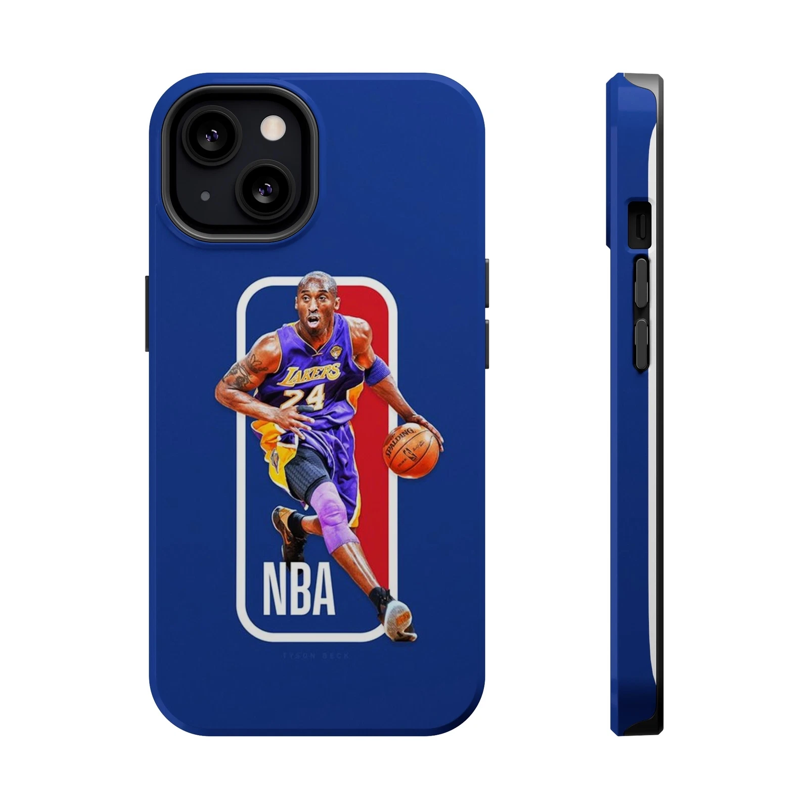 Kobe Bryant NBA Logo, Black Mamba Phone Case