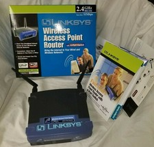 Linksys BEFW11S4 11 Mbps 4-Port 10/100 Wireless B Router with Installation Disc