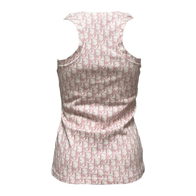 トップス Christian Dior Rhinestone Trotter Top CHRISTIAN DIOR Trotter Print Swarovski No. 1 Tank Top | eBay