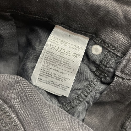 Old Navy Women’s 0-Reg Small 26x28 Cotton Spandex Straight Black Zip Fly Jeans - Picture 3 of 4