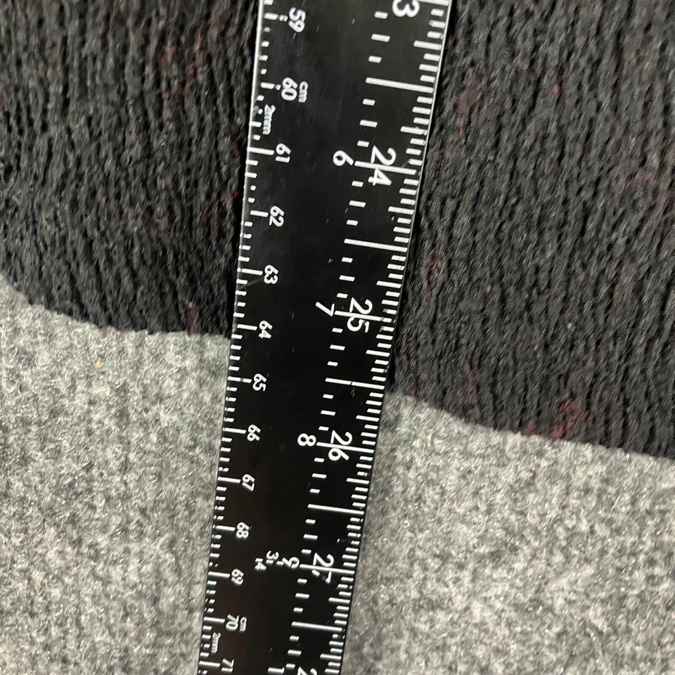 H & M Cold Shoulder Top Womens Size L Black Long Sleeve Textured Casual Blouse - Image 4 of 4