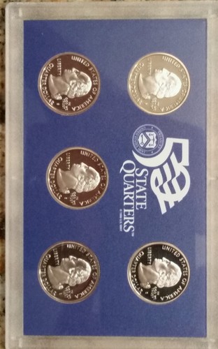 1999-S United States Mint CLAD PROOF SET, U.S. Quarters, Set of 9-coins - Picture 2 of 11