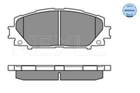 Meyle 025 243 4717 Bremsbelagsatz, Scheibenbremse FüR Toyota