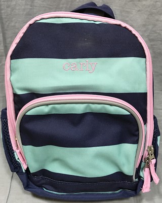 fairfax backpack mini Pottery Barn Kids Navy/Seafoam Stripe Fairfax Mini Backpack+Lunch Bag  *Carly