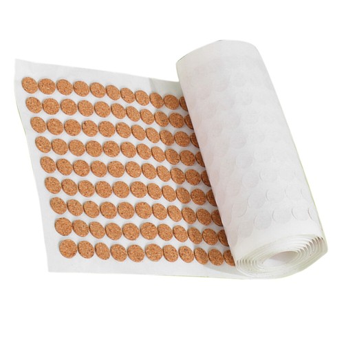 Cork Rubber Pad Protector Anti Slip Furniture Pads Cabinet Cushion Dots - Picture 11 of 12