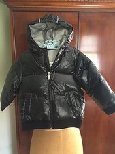 NEW HANNA ANDERSSON 100 Super Light Packable Down Jacket Black With Hood