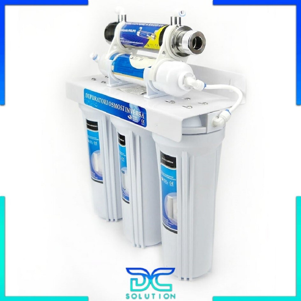 Depuratore acqua potabile 5 STADI purificatore con lampada UV Philips rubinetto - 3