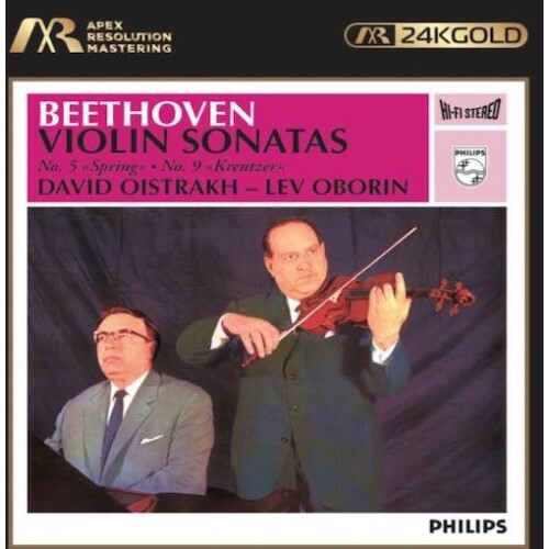 David Oistrakh Lev Oborin Beethoven Violin Sonatas ARM 24K Gold CD - Picture 1 of 1