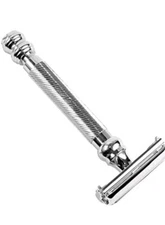 Parker 99R Safety Razor & 5 Double Edge Blades - Heavyweight Butterfly Open NIB