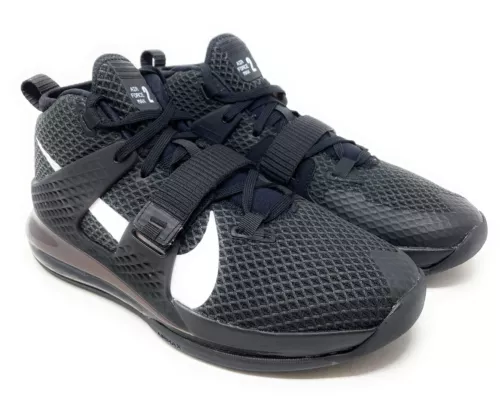 Mens Nike Air Force Max II Size 9 (Black/White-Black)