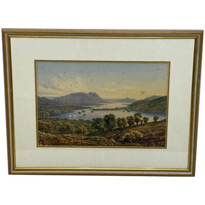 Gemälde Von Windermere Orrest Head Lake District Anhänger Harry Sutton Palmer