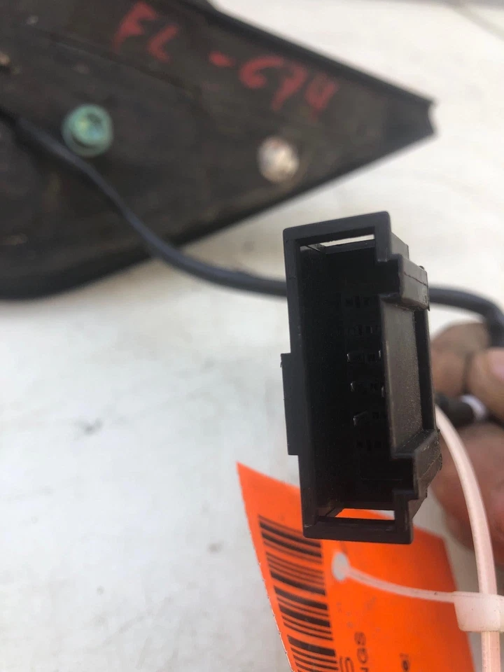 Espejo retrovisor puerta delantera exterior conductor izquierdo LH VOLKSWAGEN GOLF GTI 2000-2002 Foto 3 de 4