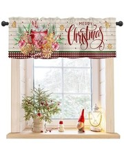 Christmas Kitchen Valances for Windows 42"W x 12"L Pack of 1 Christmasthh9816