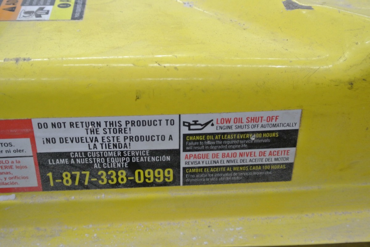 Champion 100155 9000W Dual Fuel Generator, (G122728-1 ARO LOC. CTR